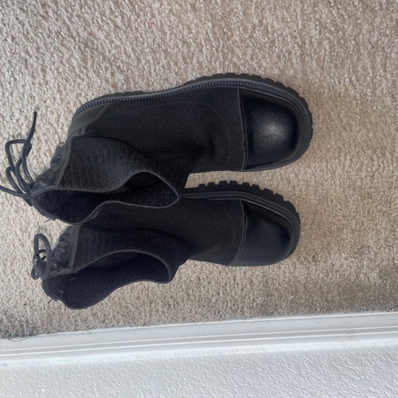 Black Combat Boots - Picture 7 of 7